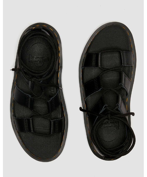 「Dr. Martens」 フラットサンダル UK4 ブラック レディースの画像