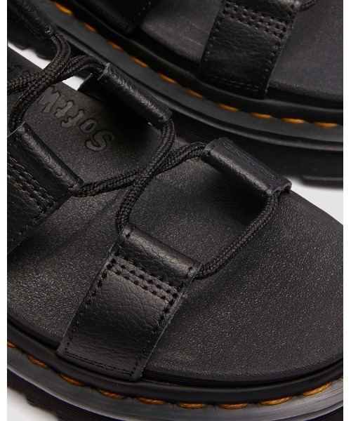 「Dr. Martens」 フラットサンダル UK4 ブラック レディースの画像