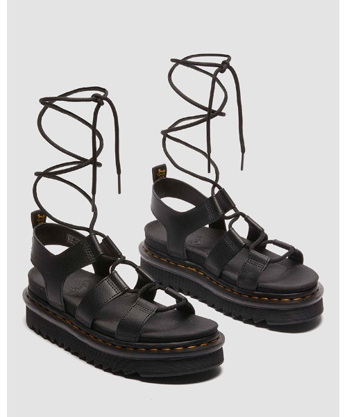 「Dr. Martens」 フラットサンダル UK4 ブラック レディースの画像