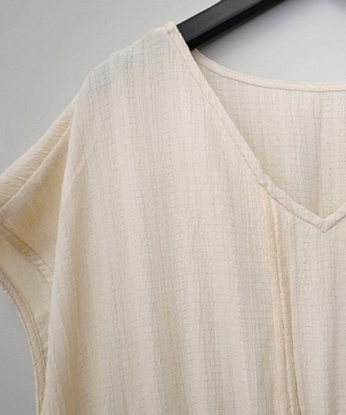 「STYLEBLOCK」 半袖ワンピース M キャメル レディース_画像4