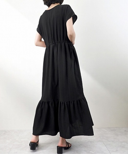 「STYLEBLOCK」 半袖ワンピース M キャメル レディース_画像5