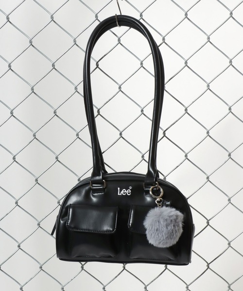 Lee（リー） ボストンバッグ しっぽチャーム付 2ポケット フェイク