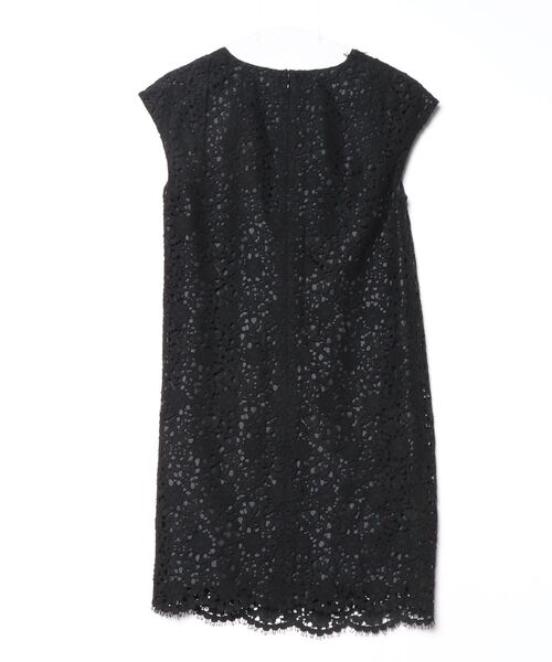「FLICKA」 レースノースリーブワンピース 1 ブラック レディース_画像2