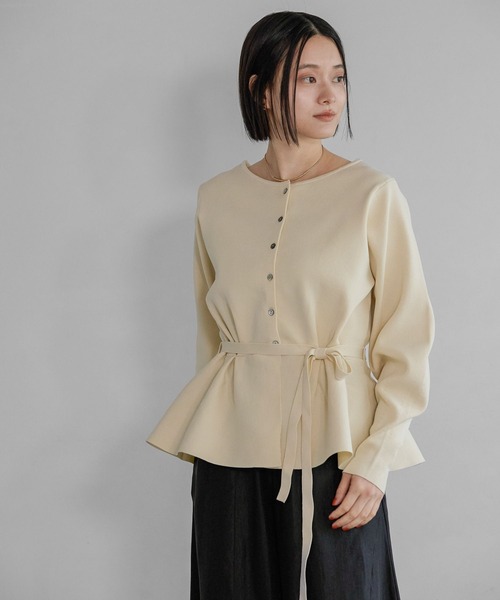 A part by（アパートバイ） カーディガン 「WEB限定」2WAYペプラム