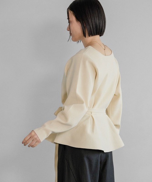 A part by（アパートバイ） カーディガン 「WEB限定」2WAYペプラム