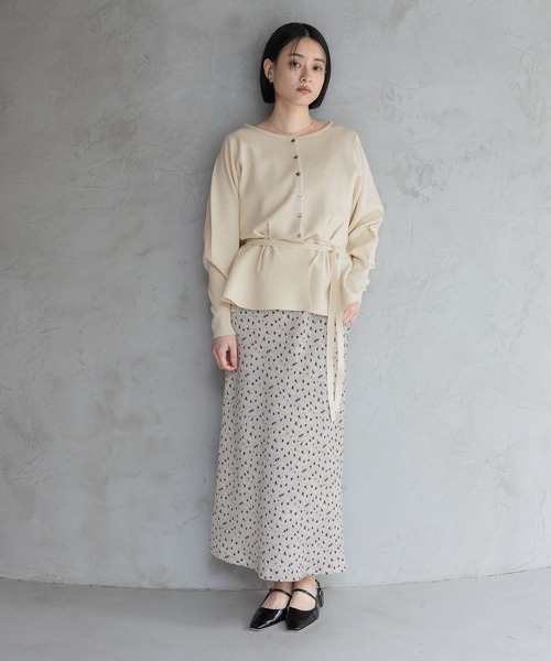 A part by（アパートバイ） カーディガン 「WEB限定」2WAYペプラム