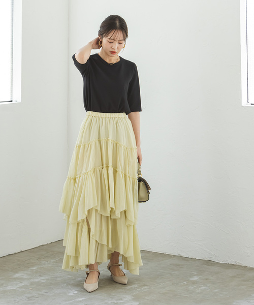 「NOBLE」 半袖カットソー FREE ホワイト レディース_画像6