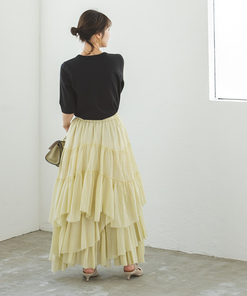 「NOBLE」 半袖カットソー FREE ホワイト レディース_画像7