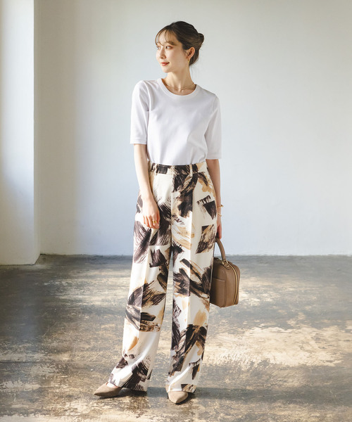 「NOBLE」 半袖カットソー FREE ホワイト レディース_画像9