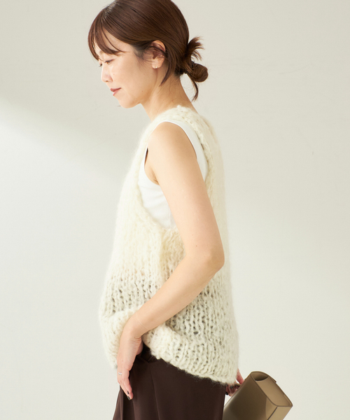 plage（プラージュ） ニット セーター ジャンボタム ノースリーブ プル