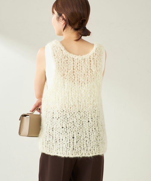 plage（プラージュ） ニット セーター ジャンボタム ノースリーブ プル