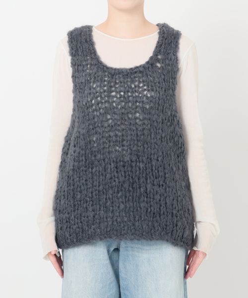 plage（プラージュ） ニット セーター ジャンボタム ノースリーブ プル