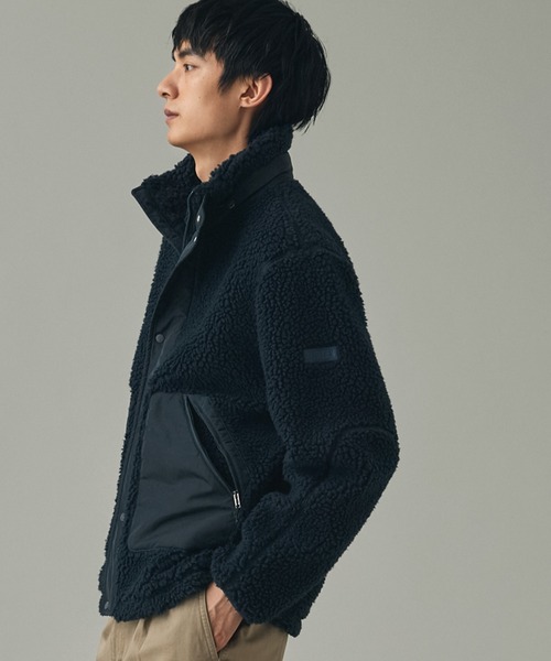 AIGLE（エーグル） ブルゾン アウター パッチポケット 異素材切り替え