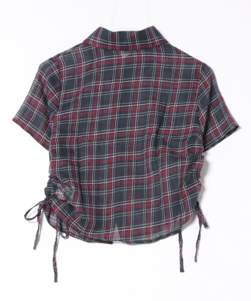 「MAISON DE THERESE」 半袖シャツ X-LARGE ネイビー レディース_画像2