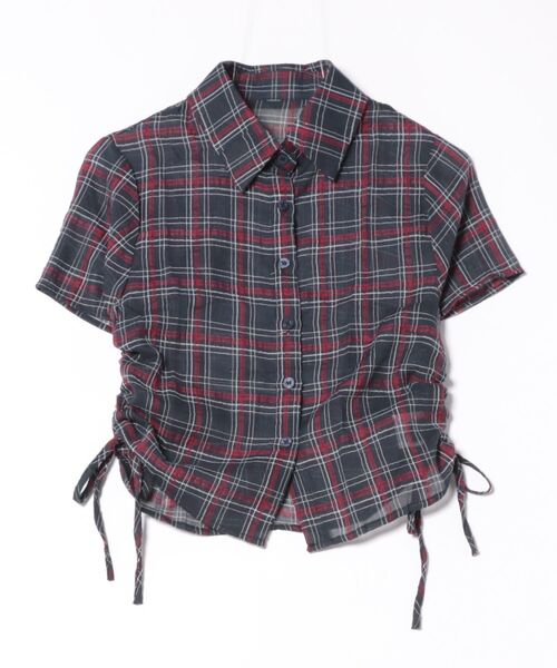 「MAISON DE THERESE」 半袖シャツ X-LARGE ネイビー レディース_画像7