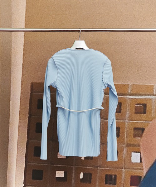 kotohayokozawa カーディガンCRISP ROPE CARDIGAN CRISP ROPE CARDIGAN / LIGHT BLUE / クリスプロープカーディガン