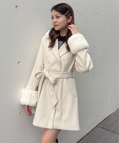 one way（ワンウェイ） ダウンコート ダウンジャケット フレアダブル