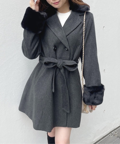 one way（ワンウェイ） ダウンコート ダウンジャケット フレアダブル