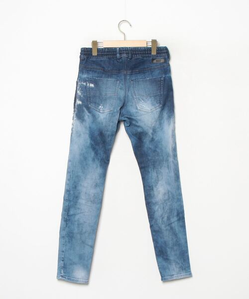 DIESEL ダメージ加工 ブルーデニムパンツ DIESEL（ディーゼル） ダメージ加工デニムパンツ 25inch インディゴ