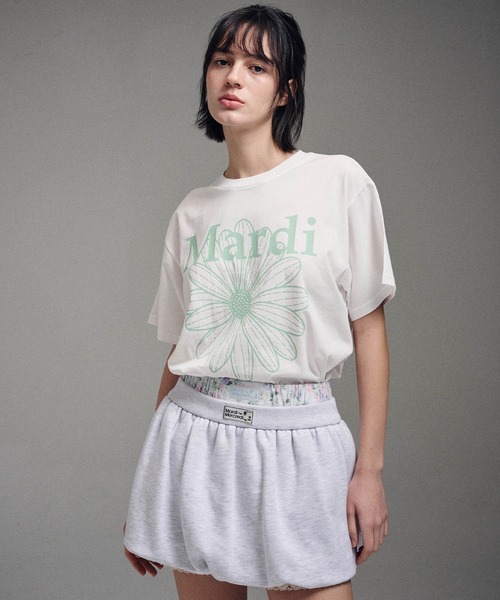 「Mardi Mercredi」 半袖Tシャツ FREE ブラック×ブルー レディース_画像7