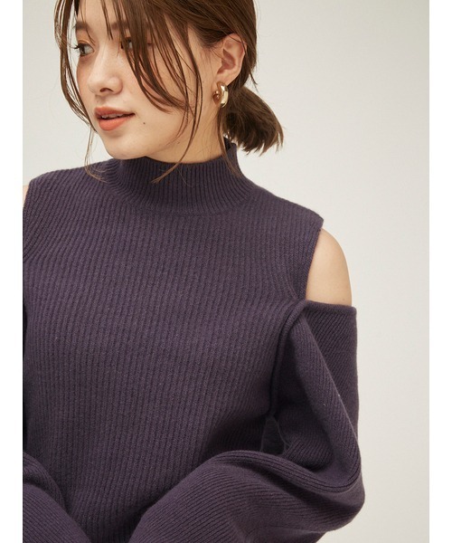 「FRAY I.D」 長袖ニット FREE ブラウン レディース_画像3