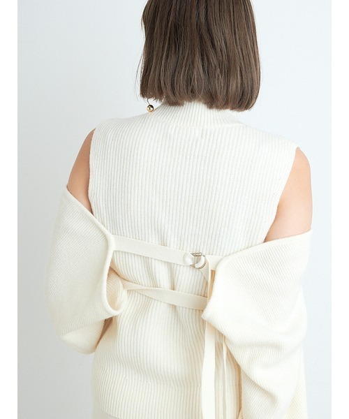 「FRAY I.D」 長袖ニット FREE ブラウン レディース_画像7