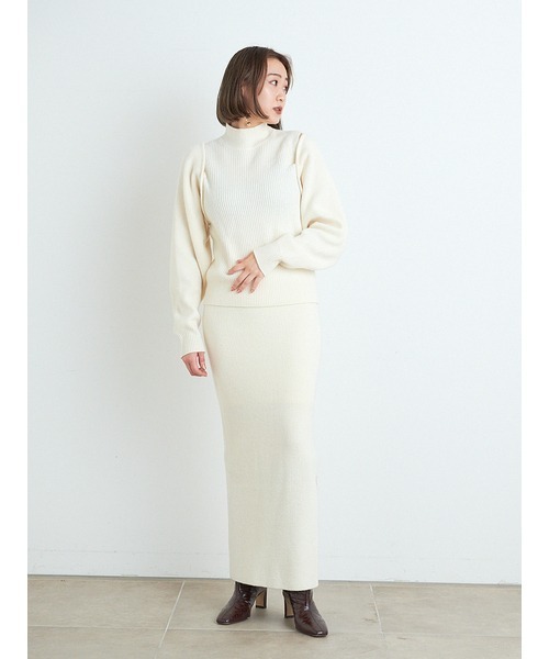 「FRAY I.D」 長袖ニット FREE ブラウン レディース_画像8