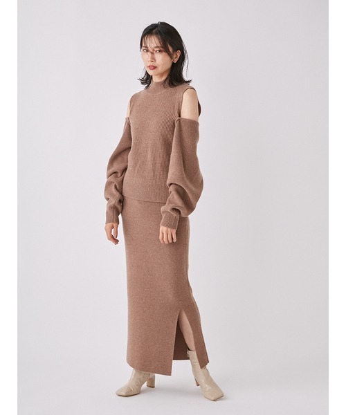 「FRAY I.D」 長袖ニット FREE ブラウン レディース_画像9