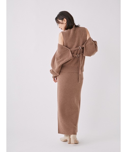 「FRAY I.D」 長袖ニット FREE ブラウン レディース_画像10