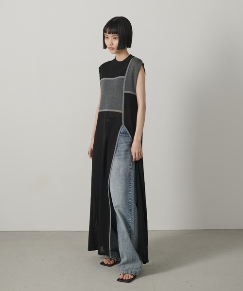 「AIC.」 ノースリーブワンピース FREE ブラウン レディース_画像3