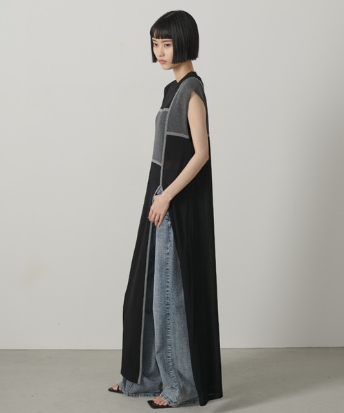 「AIC.」 ノースリーブワンピース FREE ブラウン レディース_画像4