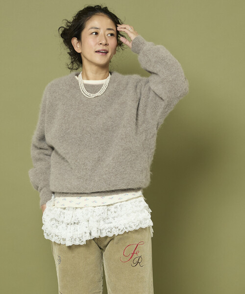 Freada（フリーダ） ニット セーター フラッフィーニット プルオーバー