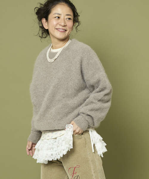 Freada（フリーダ） ニット セーター フラッフィーニット プルオーバー