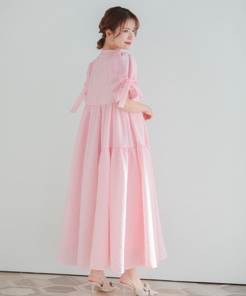 「Fit more」 半袖ワンピース SHORT ブラック レディース_画像6