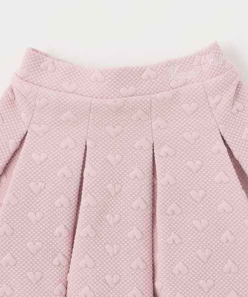 mezzo piano セットアップ カットジャガード ハーフZIPセーラー