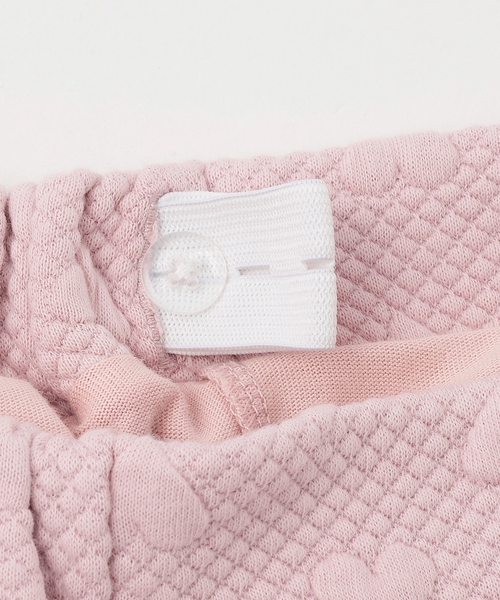 mezzo piano セットアップ カットジャガード ハーフZIPセーラー