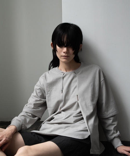 RYU tシャツ vintage-style open-front top メンズ レディース