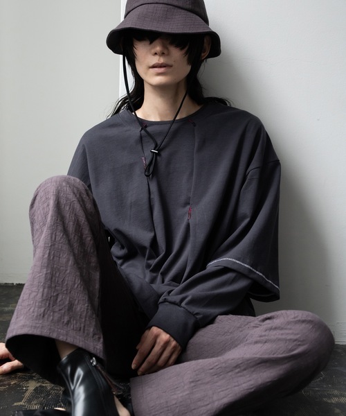 RYU tシャツ vintage-style open-front top メンズ レディース