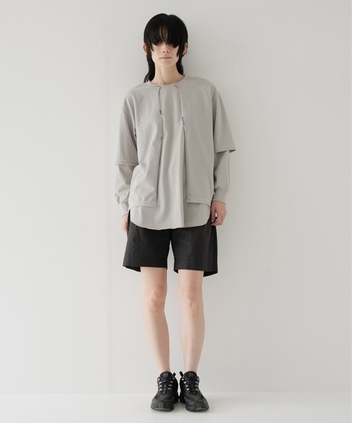 RYU tシャツ vintage-style open-front top メンズ レディース