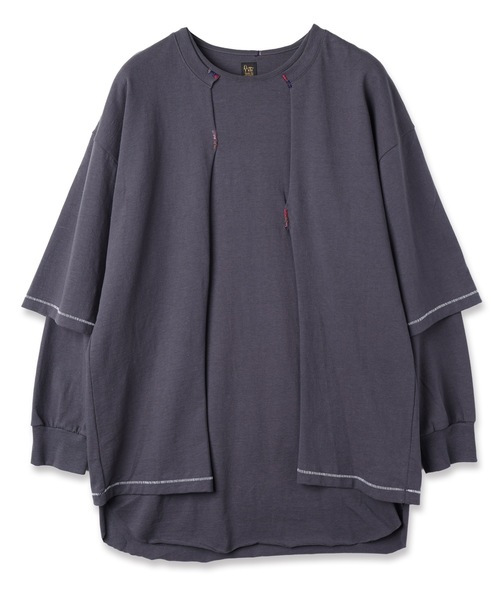RYU tシャツ vintage-style open-front top メンズ レディース