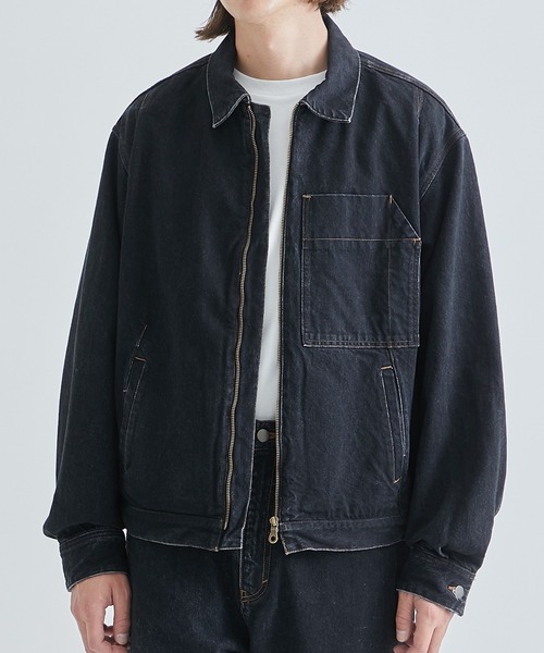 デニムジャケット ネイビー サイズ2 DELUXEWARE（デラックスウエア） デニムジャケット SECOND MODEL
