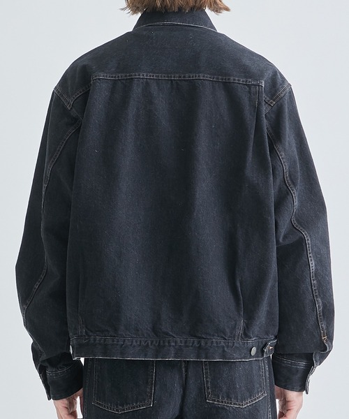 デニムジャケット ネイビー サイズ2 DELUXEWARE（デラックスウエア） DX4025 ノンウォッシュ SECOND MODEL