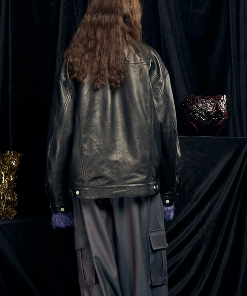MAISON SPECIAL（メゾンスペシャル） レザージャケット 2 ブラック