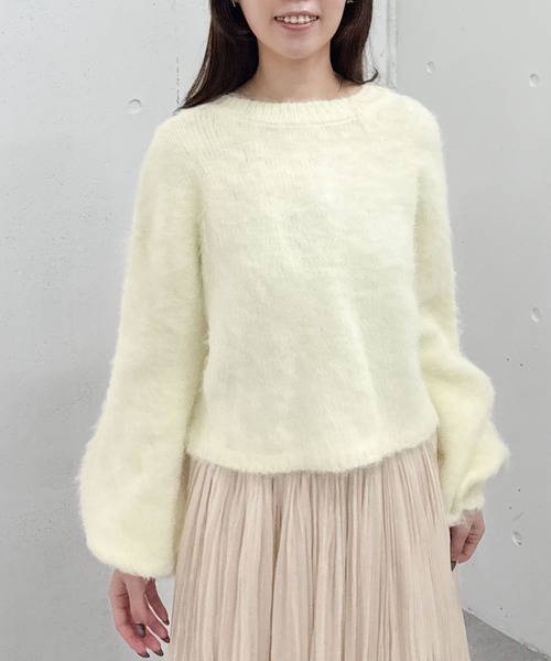 archives（アルシーヴ） ニット セーター バックリボンブラッシュ