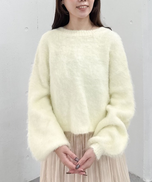 自由区【ハイライン】バックリボンプルオーバーニット バックリボンニットプルオーバー [C5641] - レディースファッション