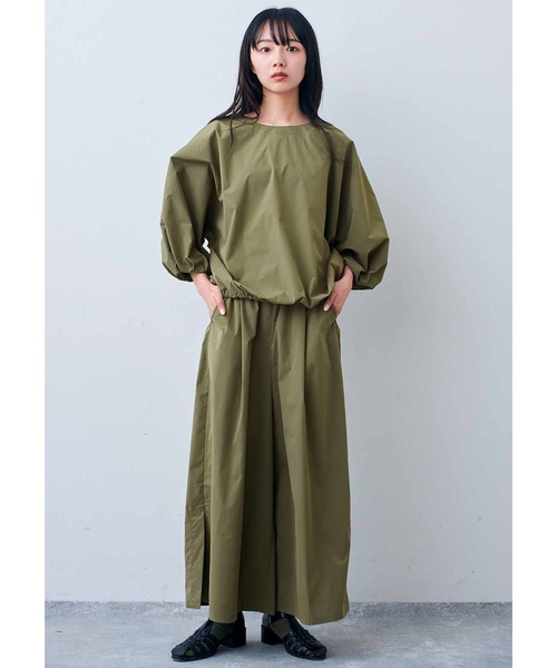 「Live in comfort」 セットアップ 3L カーキ レディース_画像2