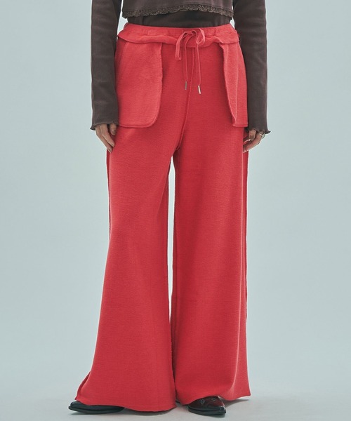 ローズバッド（ROSE BUD）/mag．by c/WIDE SWEAT PANTS ROSE BUD（ローズバッド） スウェットパンツ ジャージ (mag.by c)WIDE