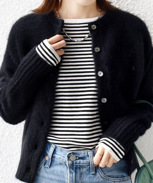 SHIPS（シップス） ニット セーター 「洗濯機可能」ラメ クルーネック