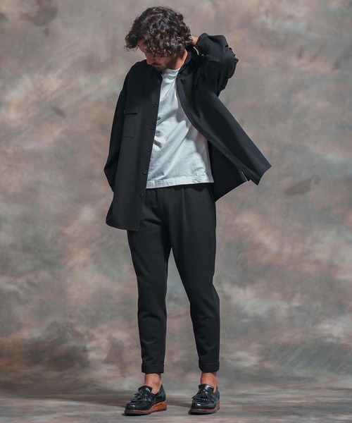 「Jih Nunc」 長袖シャツ M ブラック メンズ_画像3