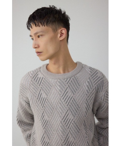 AZUL BY MOUSSY（アズールバイマウジー） セーター ニット ダイヤ柄